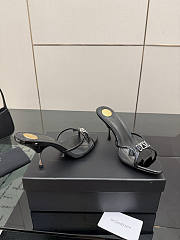 YSL JERRY mules in TPU and rhinestones black - 1