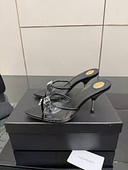 YSL JERRY mules in TPU and rhinestones black - 4