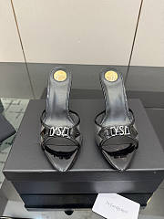 YSL JERRY mules in TPU and rhinestones black - 2