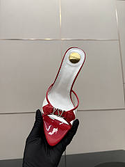 YSL JERRY mules in TPU and rhinestones red - 6