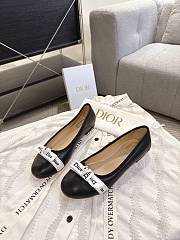 J'Adior Ballet Flat Black Lambskin - 5