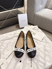 J'Adior Ballet Flat Black Lambskin - 3