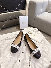 J'Adior Ballet Flat Black Lambskin - 2