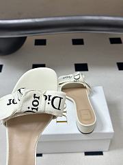 J'Adior heeled mule 3.5cm white - 4