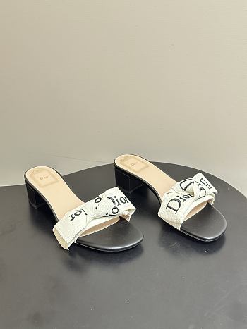 J'Adior heeled mule 3.5cm black