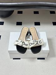 J'Adior heeled mule 3.5cm black - 5