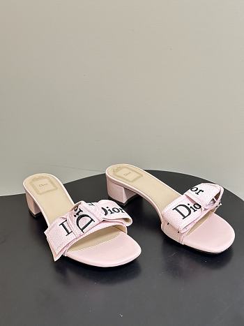 J'Adior heeled mule 3.5cm pink