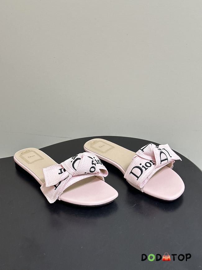 J'Adior heeled mule pink - 1