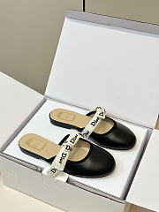J'Adior Mule Black Lambskin  - 5
