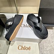 Chloé 80mm platform toe-post sandals black - 5