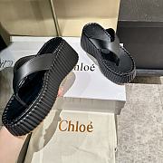 Chloé 80mm platform toe-post sandals black - 3