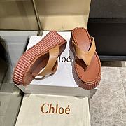 Chloé 80mm platform toe-post sandals brown - 4