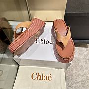Chloé 80mm platform toe-post sandals brown - 2