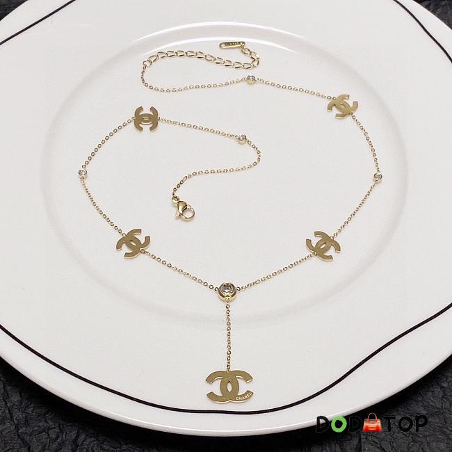 Chanel necklace gold  - 1