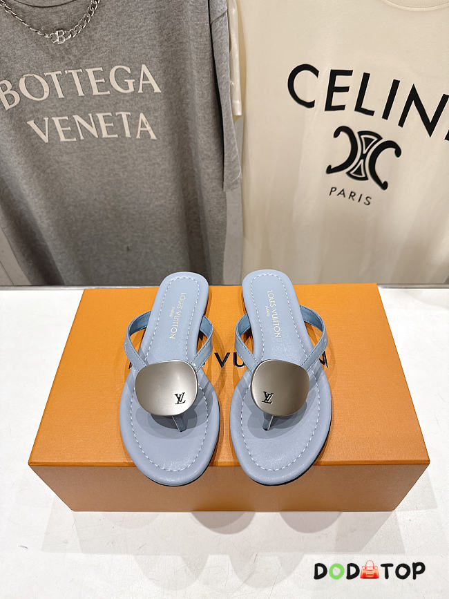 LV Treasure Sandal blue - 1