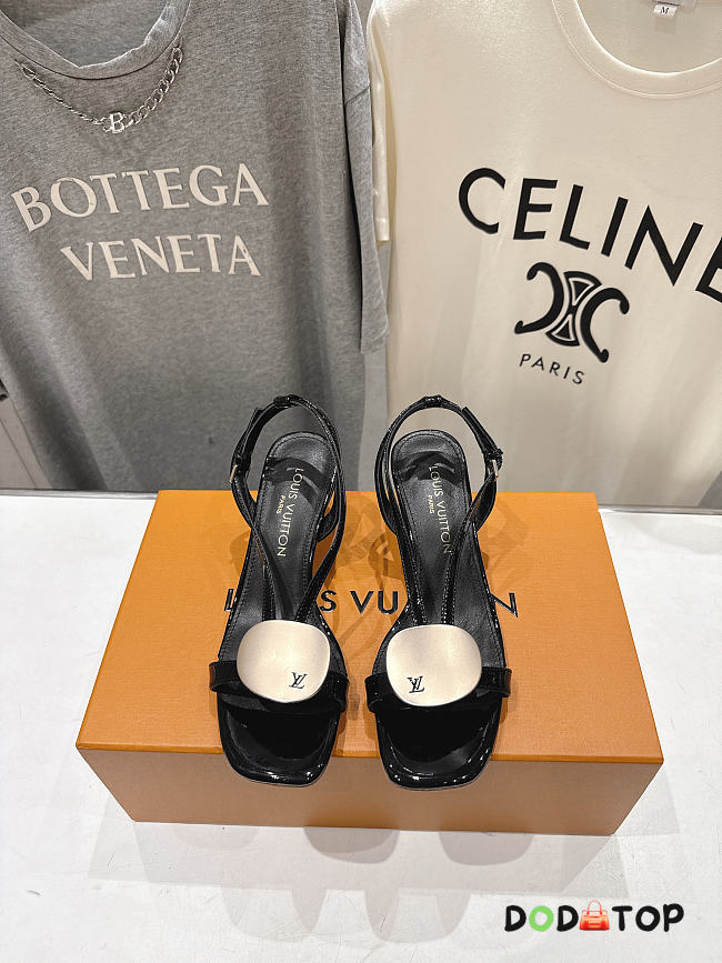 LV Treasure Sandal black - 5.5cm - 1