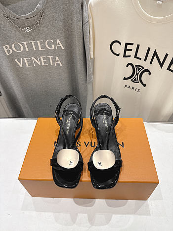 LV Treasure Sandal black - 5.5cm
