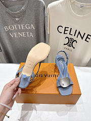 LV Treasure Sandal blue - 5.5cm - 6
