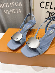 LV Treasure Sandal blue - 5.5cm - 5