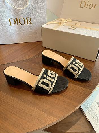 Dior slide black women's 