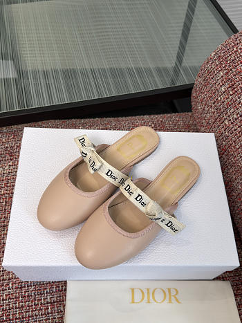 J'Adior Mule Beige Lambskin
