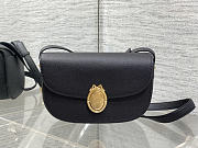 Dior Medium Dior Médaillon Flap Bag black Grained Calfskin 23 x 16 x 6.5 cm - 1