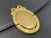 Dior Medium Dior Médaillon Flap Bag black Grained Calfskin 23 x 16 x 6.5 cm - 2
