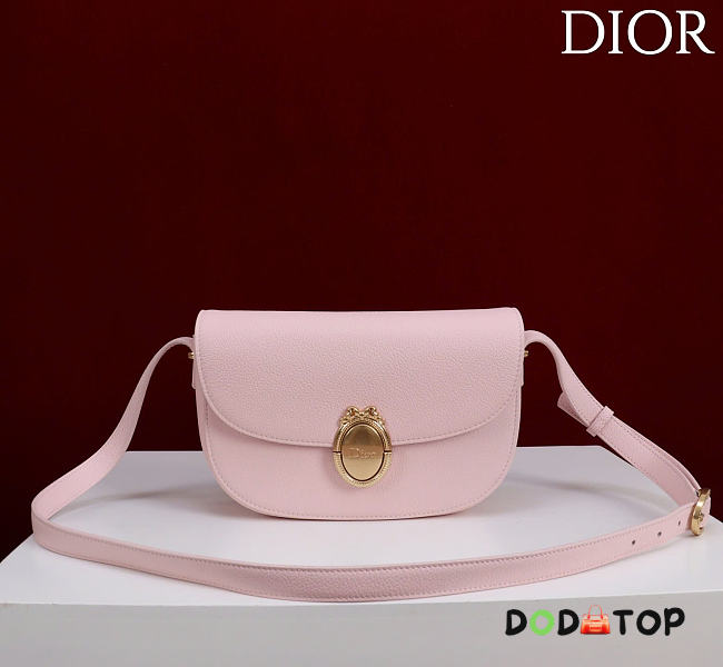 Dior Medium Dior Médaillon Flap Bag pink Grained Calfskin 23 x 16 x 6.5 cm - 1