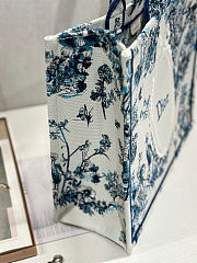 Dior Large Book Tote blue Multicolor Daisy bag 41x14x32cm - 2