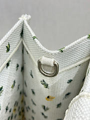 Dior Book Tote yellow Multicolor Daisy bag 36×28 cm  - 5