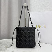 Dior Adiorable Mini Bucket Bag blackLambskin bag size 22x20x5.5cm - 4