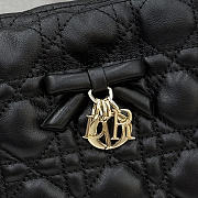 Dior Adiorable Mini Bucket Bag blackLambskin bag size 22x20x5.5cm - 2