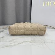 Dior Adiorable Mini Bucket Bag beige Lambskin bag size 22x20x5.5cm - 4