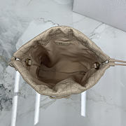 Dior Adiorable Mini Bucket Bag beige Lambskin bag size 22x20x5.5cm - 3