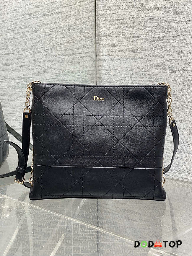 Dior Trianon black Bag with Chain size 25 x 21 x 7 cm - 1