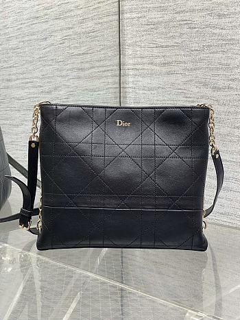 Dior Trianon black Bag with Chain size 25 x 21 x 7 cm
