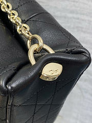 Dior Trianon black Bag with Chain size 25 x 21 x 7 cm - 3