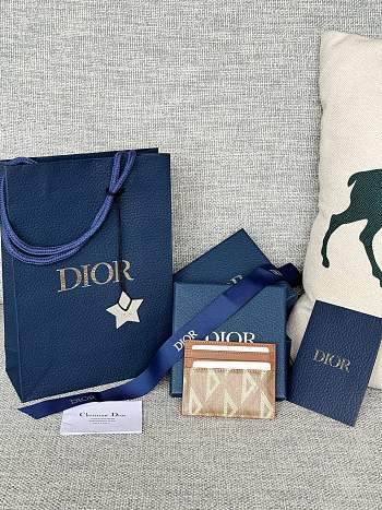 Dior Saddle Card Holder Black Grained Calfskin size 10 x 8 x 0.4cm - 02