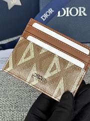 Dior Saddle Card Holder Black Grained Calfskin size 10 x 8 x 0.4cm - 02 - 6