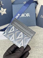 Dior Saddle Card Holder Black Grained Calfskin size 10 x 8 x 0.4cm - 03 - 4