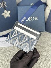 Dior Saddle Card Holder Black Grained Calfskin size 10 x 8 x 0.4cm - 03 - 2