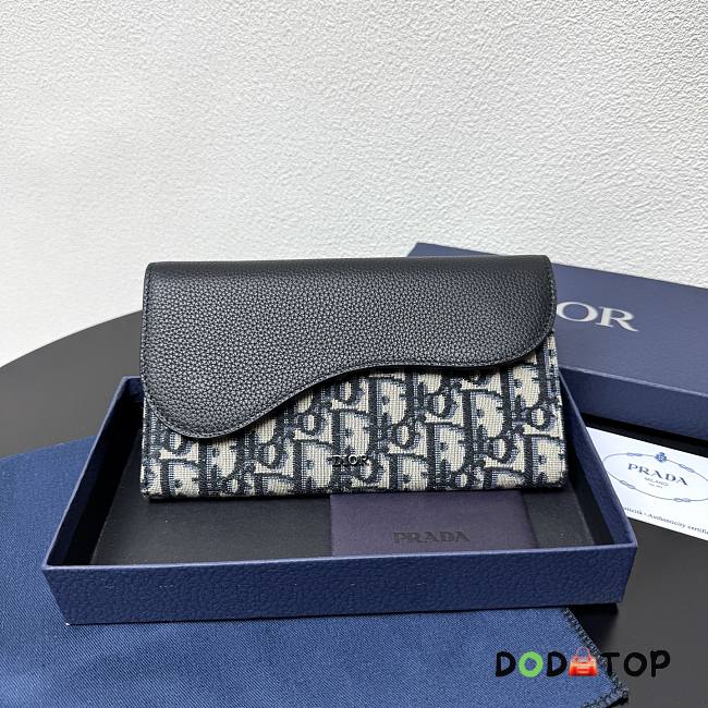 Dior Long Flap Wallet - 03 - 20 x 11 x 4 cm - 1