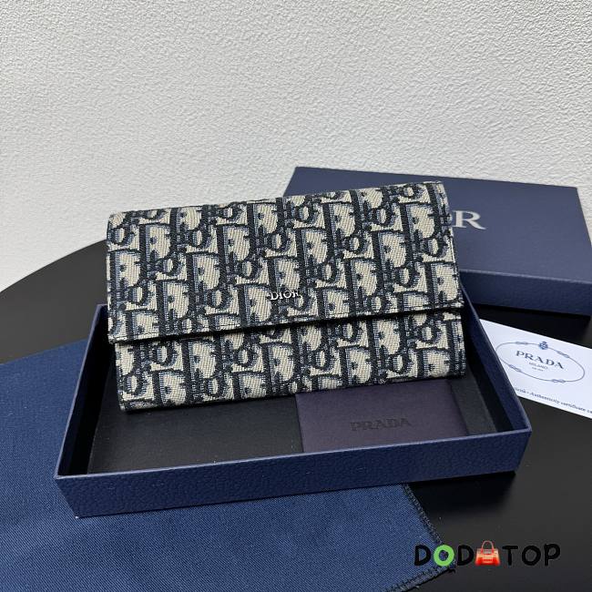 Dior Long Flap Wallet - 05 - 20 x 11 x 4 cm - 1