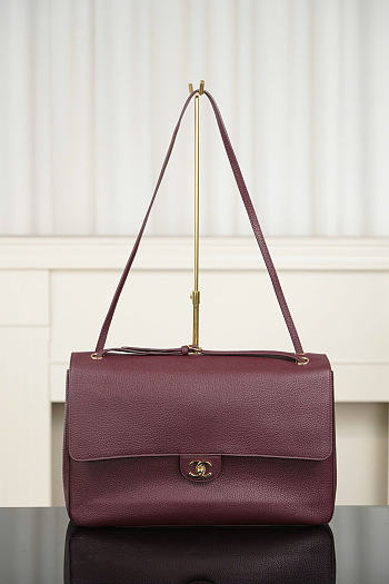 Chanel Large flap bag red size 39x28x11 - gold hardware