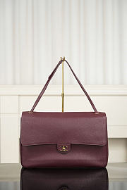 Chanel Large flap bag red size 39x28x11 - gold hardware - 3