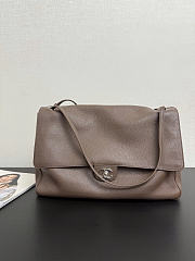 Chanel Large flap bag Light Brown size 39x28x11 - silver hardware  - 1
