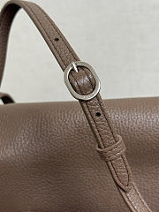 Chanel Large flap bag Light Brown size 39x28x11 - silver hardware  - 5
