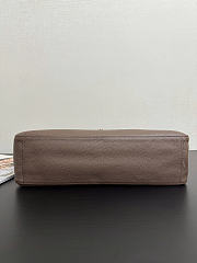 Chanel Large flap bag Light Brown size 39x28x11 - silver hardware  - 4