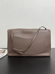 Chanel Large flap bag Light Brown size 39x28x11 - silver hardware  - 3