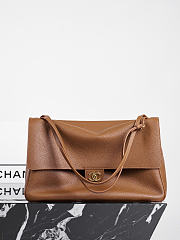 Chanel Large flap bag Brown size 39x28x11 - gold hardware - 3